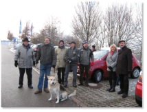 am 27.11.2010 am Thermalbad bei der Wanderung