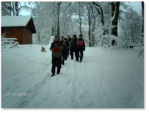 am 27.11.2010 am Thermalbad bei der Wanderung